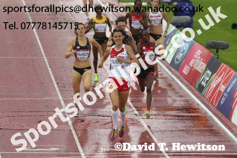 Jessica Judd (England) reaches the final of the 800 metres at the Commonwealth Games, Glasgow. Photo: David T. Hewitson/Sports for All Pics